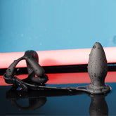 BDStyle Silicone Vibrating Cock Ring with Anal Vibrator